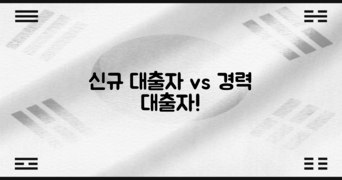 신규 대출자 vs 경력 대출자