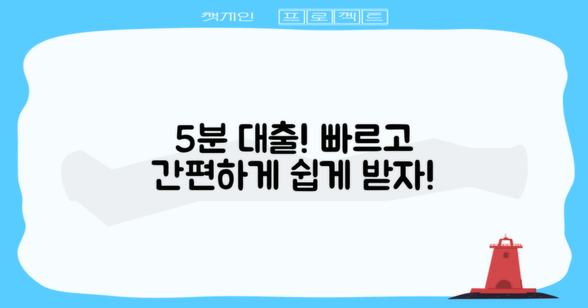 5분 안에 받을 수 있는 대출