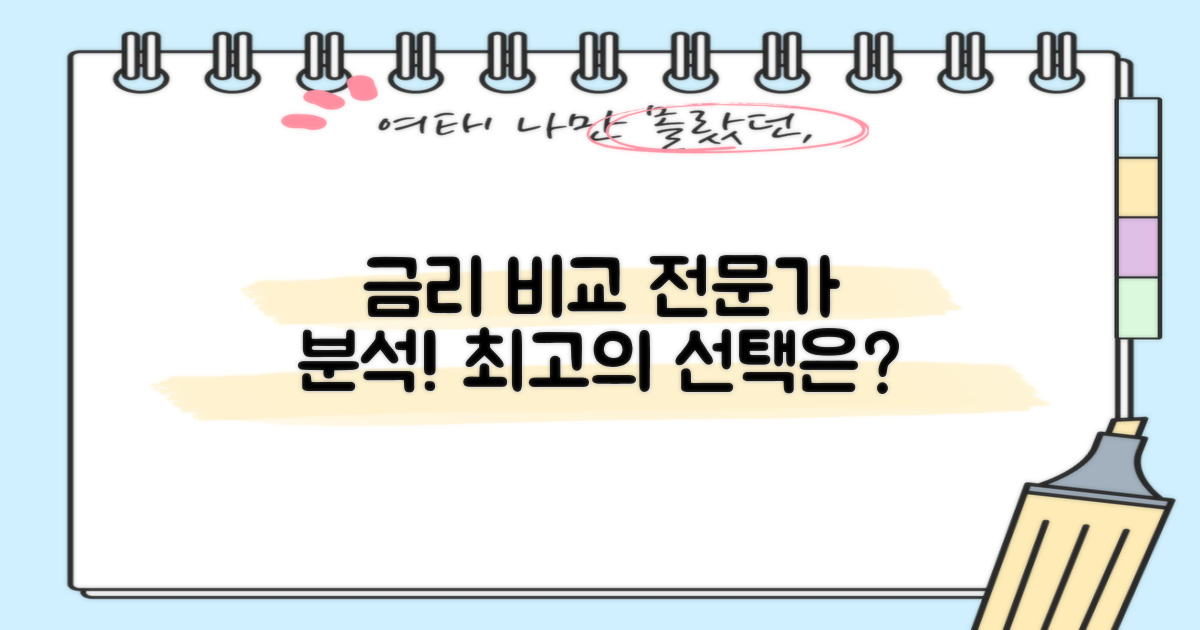 금리 비교 및 분석