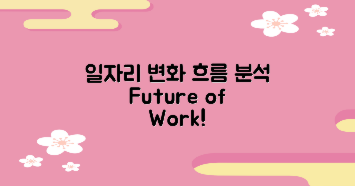 일자리 변화의 흐름 분석