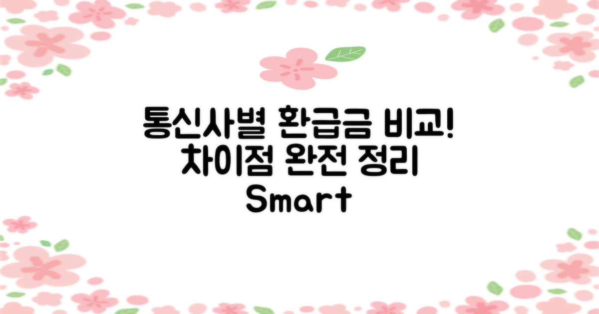 통신사별 환급금 차이