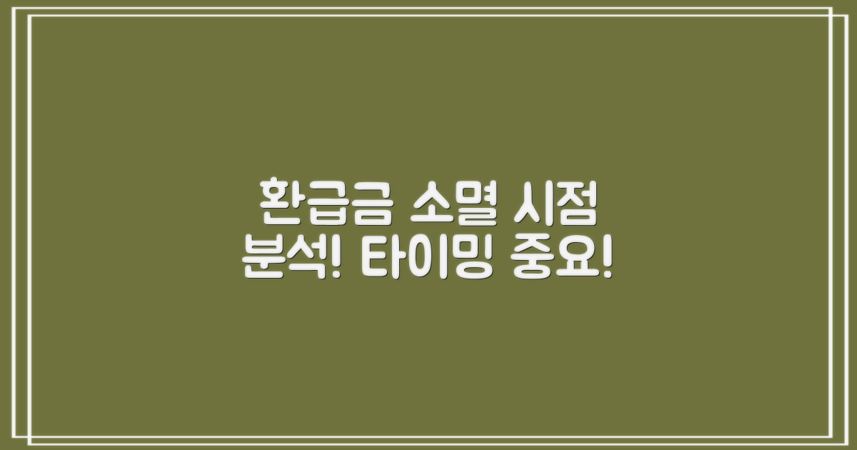 환급금 소멸 시점 분석