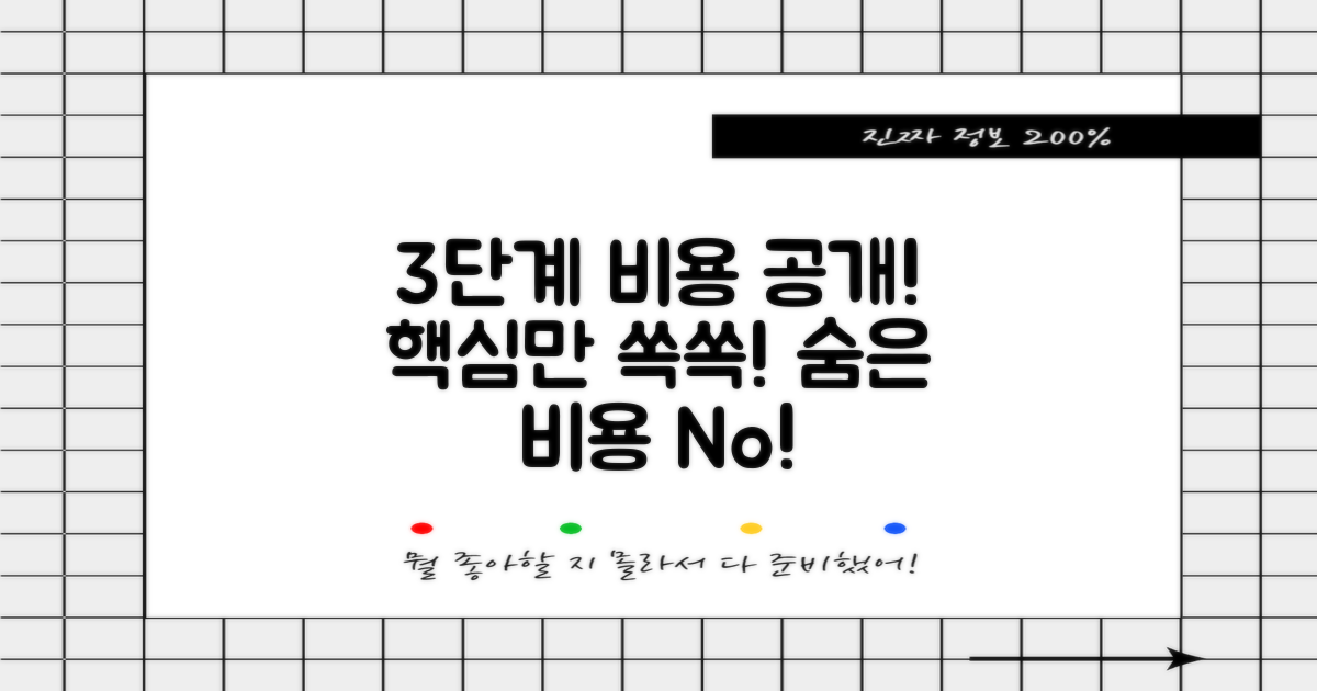 3단계 비용 공개