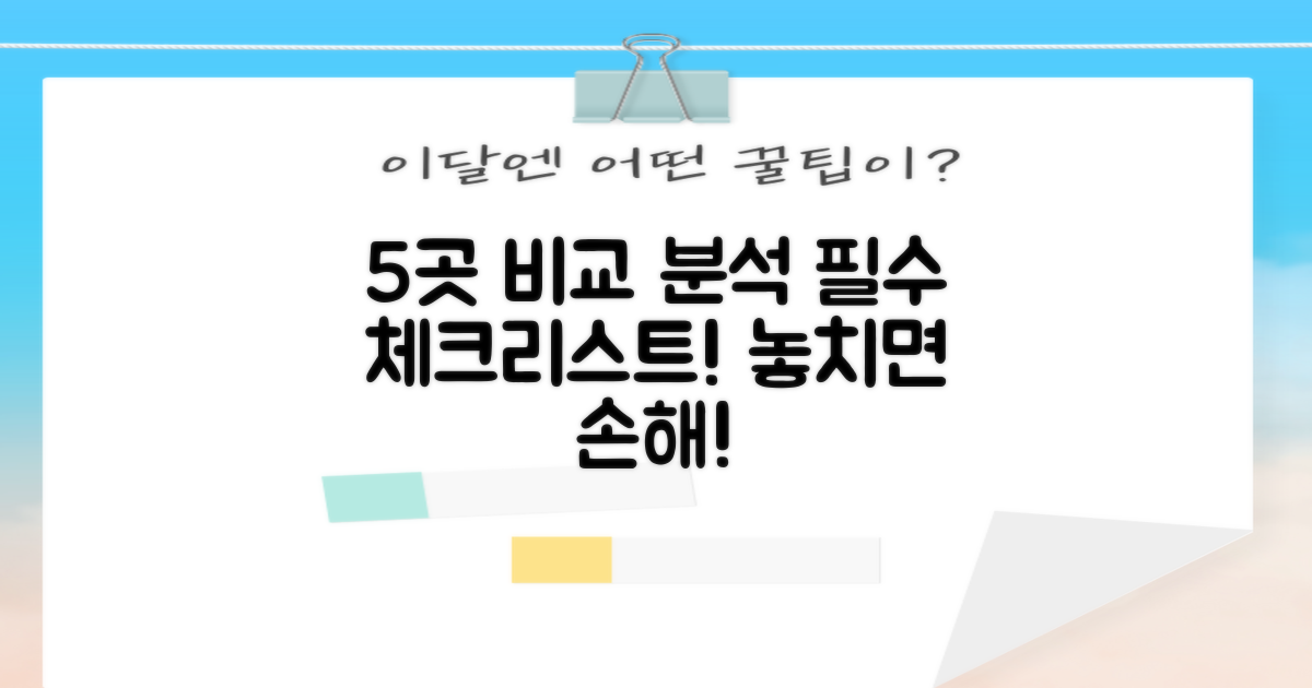 5곳 업체 비교